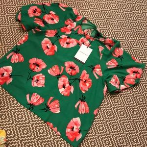Who What Wear floral Blouse NWT